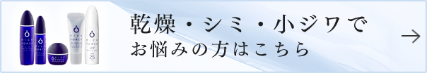 乾燥・シミ・小ジワでお悩みの方はこちら