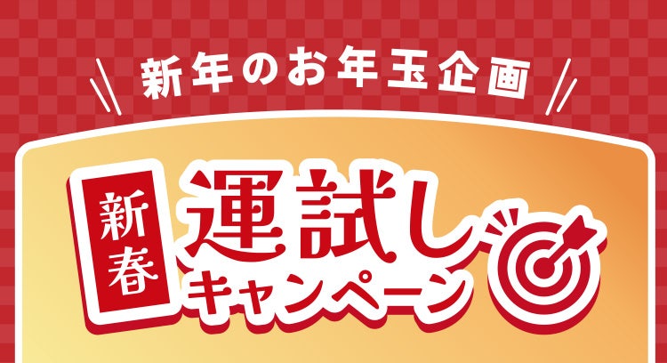 新年のお年玉企画 新春運試しキャンペーン