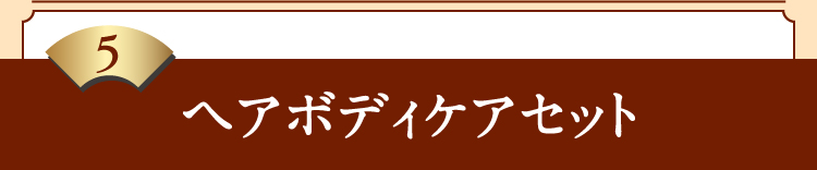 5ヘアボディケアセット