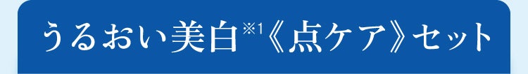 うるおい美白※1《点ケア》セット
