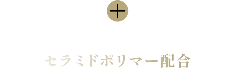 +肌の上でハリの膜を形成セラミドポリマー配合 
