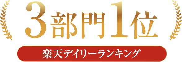 楽天デイリーランキング　3部門1位