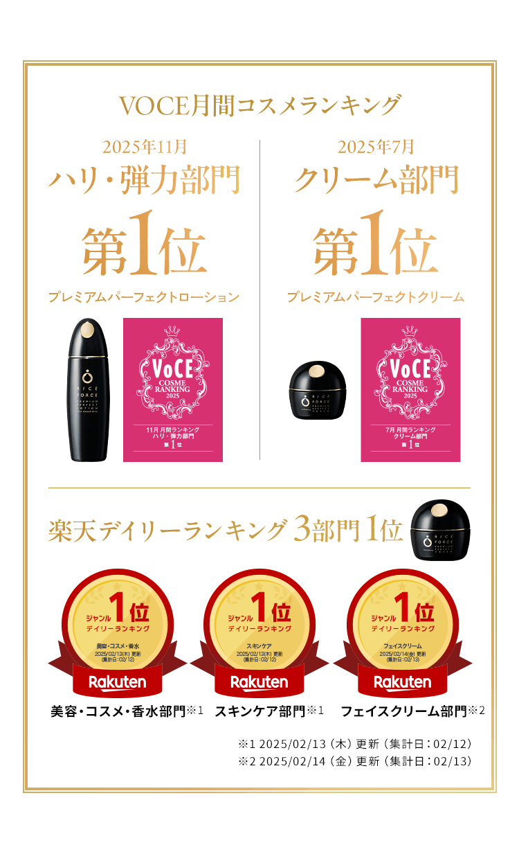VOCE月間コスメランキング 